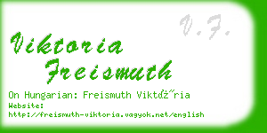 viktoria freismuth business card